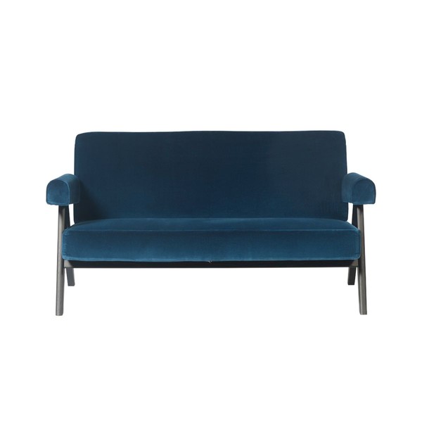 Illustration du produit Canapé Capitol Complex Velours Bleu Indigo