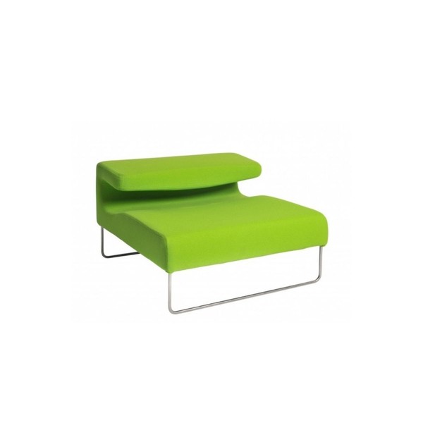 Product illustration Lowseat Low Armless Chair Right Green