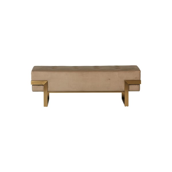 Illustration du produit Banc Cisco Velours Taupe