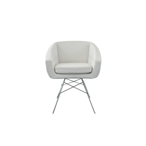 Product illustration Aiko Armchair White Leather
