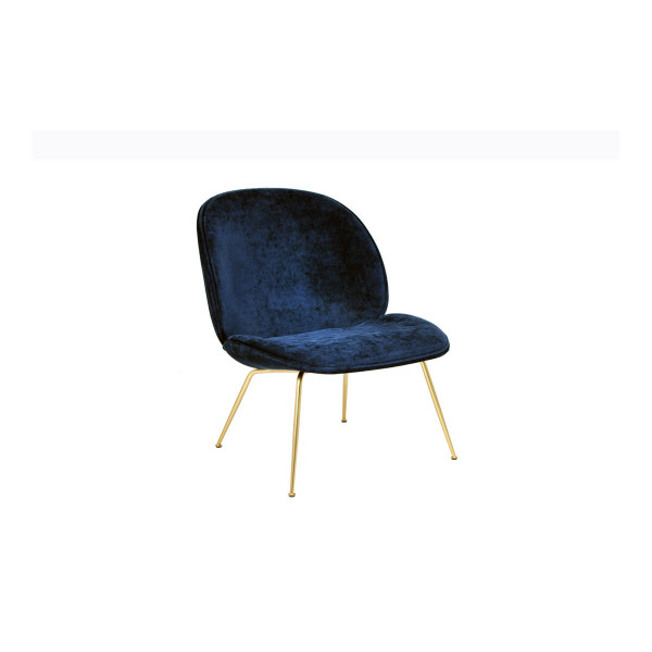 Illustration du produit Chauffeuse Beetle Lounge Bleu Nuit