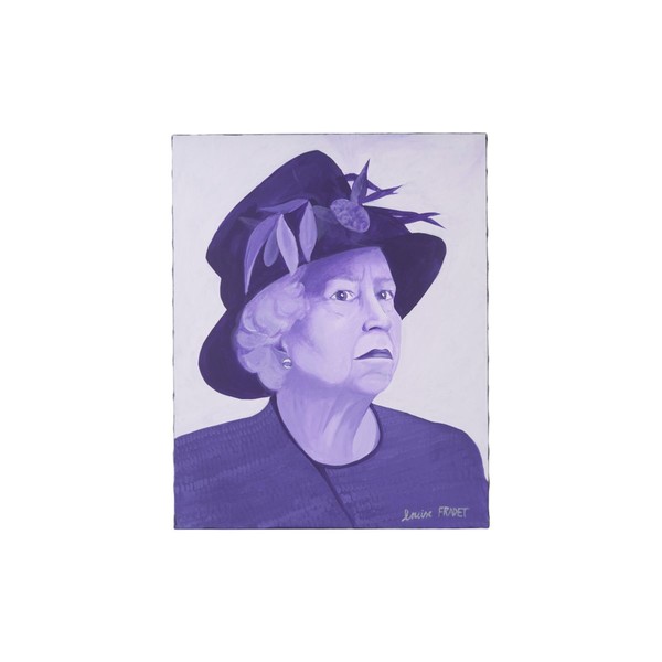 Illustration du produit Tableau Reine Elisabeth Violet