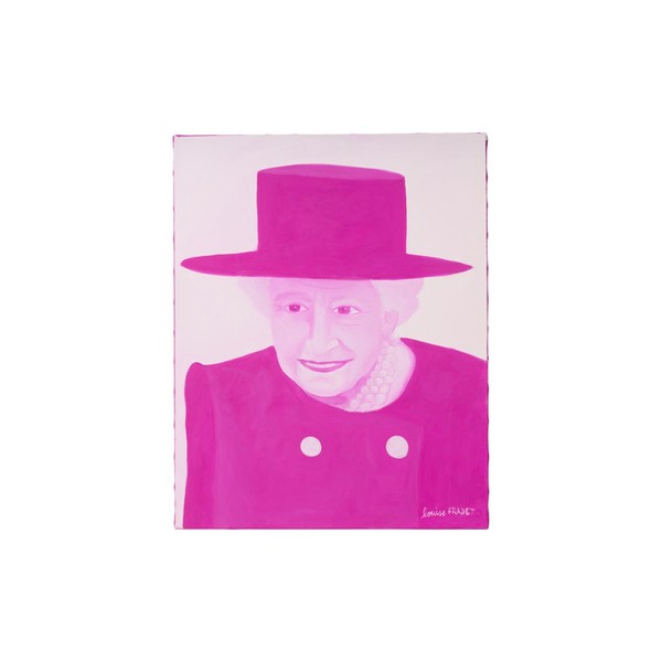 Illustration du produit Tableau Reine Elisabeth Fuchsia