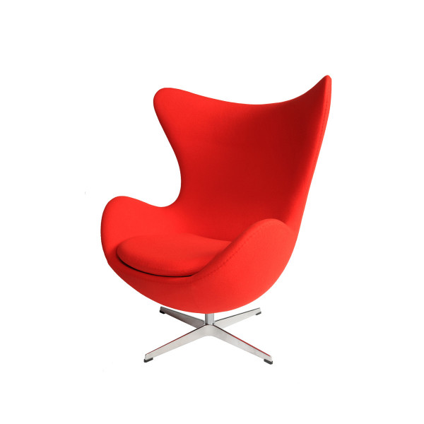 Illustration du produit Fauteuil Egg Rouge