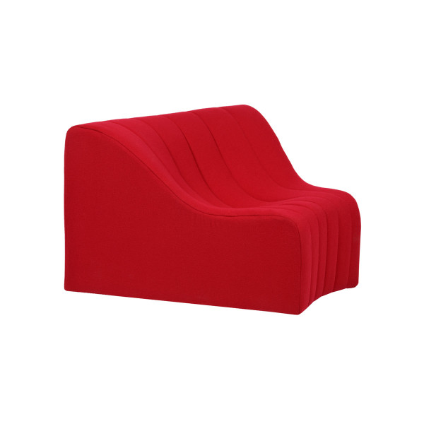 Product illustration Chromatique Low Armless Chair Red Lg