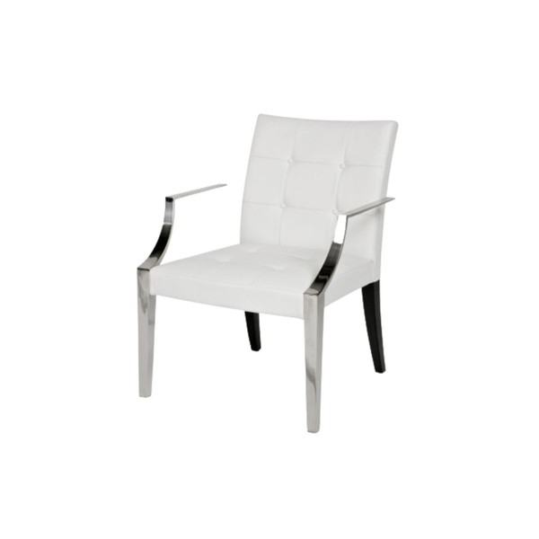 Illustration du produit Fauteuil Club Monseigneur Blanc