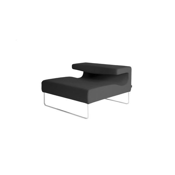 Product illustration Lowseat Low Armless Chair Right Black