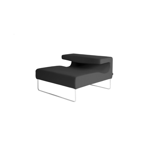 Illustration du produit Chauffeuse Lowseat Droite Noir