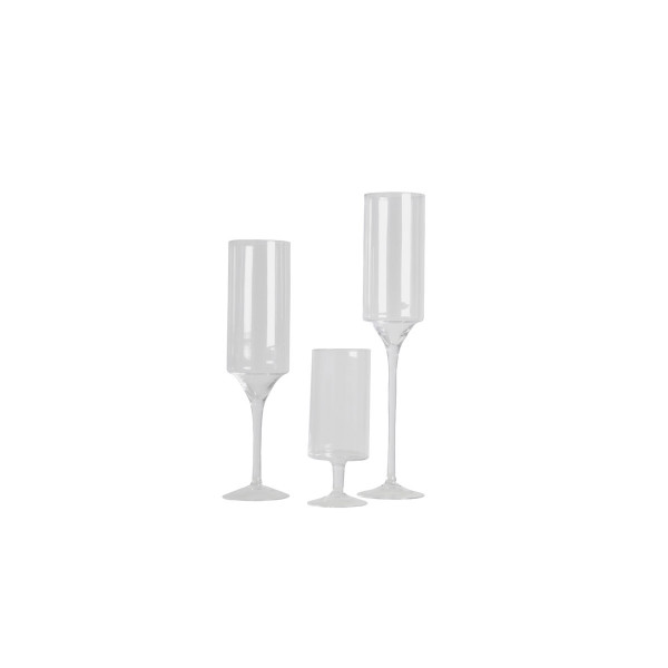 Product illustration Pack of 3 Fluted Vases