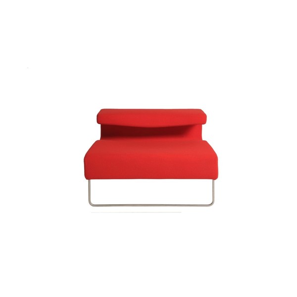 Product illustration Lowseat Low Armless Chair Right Red