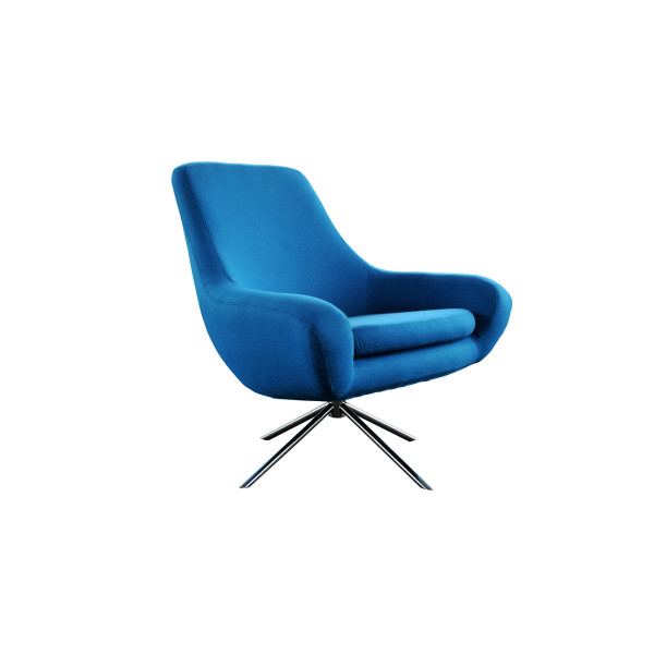 Illustration du produit Fauteuil Noomi Bleu Imperial