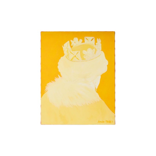 Illustration du produit Tableau Reine Elisabeth Jaune