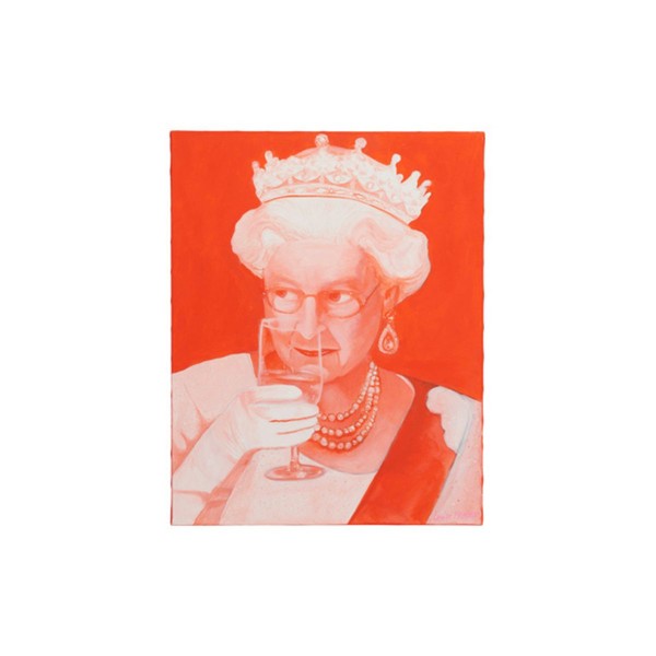 Product illustration Queen Elisabeth Red Painting