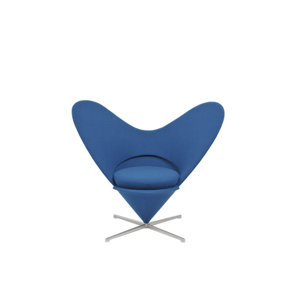 Product illustration Heart Cone Armchair Blue
