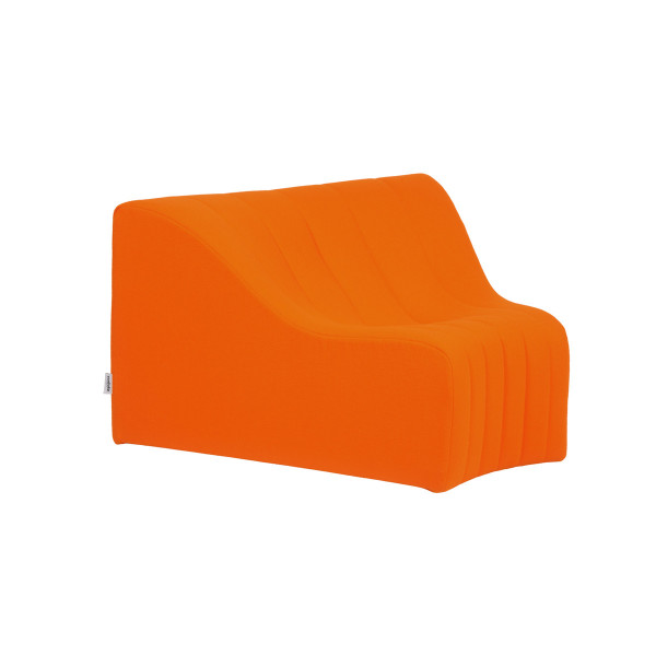 Product illustration Chromatique Low Armless Chair Orange Lg