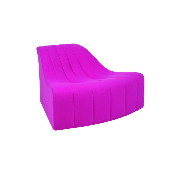 Product illustration Chromatique Low Armless Chair Magenta Sm