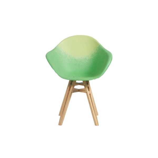 Illustration du produit Fauteuil Gravêne Bois Vert-Pistache