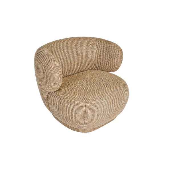 Illustration du produit Fauteuil Giulia Tweed Jaune Miami