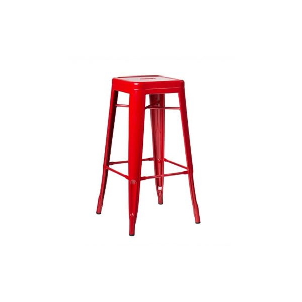 Illustration du produit Tabouret Tolix Rouge