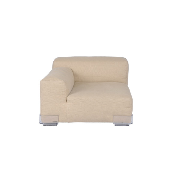 Product illustration Plastics Chaise Longue Left Armrest Turtledove Large