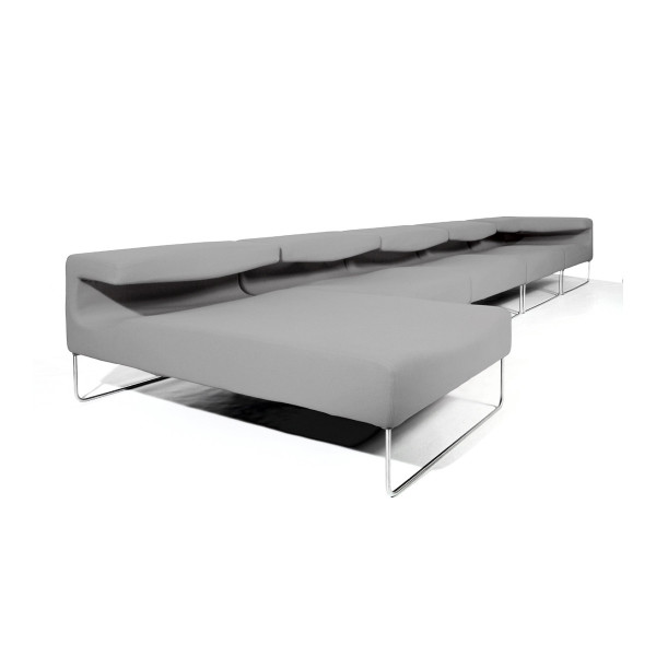 Product illustration Meridienne Lowseat Grey