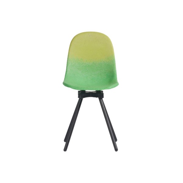 Illustration du produit Chaise Gravêne Métal Vert-Pistache