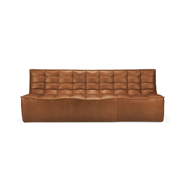 Product illustration N701 Sofa 3 Seater Leather