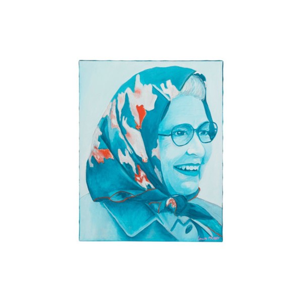 Product illustration Queen Elisabeth Turquoise Painting