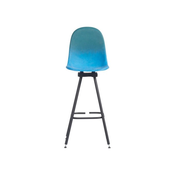 Illustration du produit Tabouret Gravêne Métal Bleu-Canard