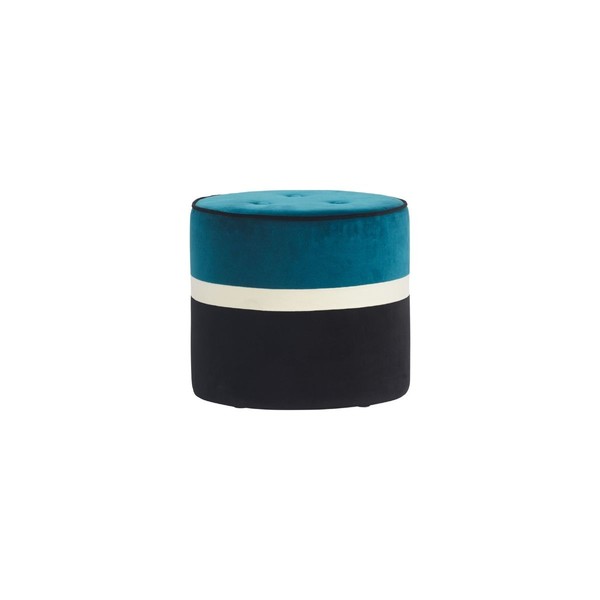 Product illustration Léo Ottoman Peacock Blue