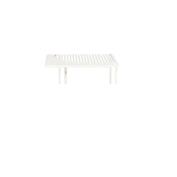 Product illustration Iso Round Sofa End Table White