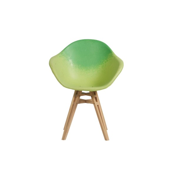 Illustration du produit Fauteuil Gravêne Bois Pistache-Vert