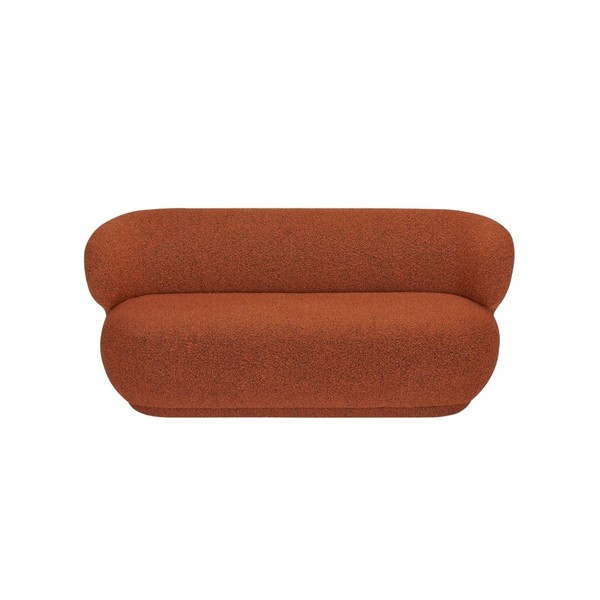 Product illustration Giulia Sofa 2 Seater Rust Curly