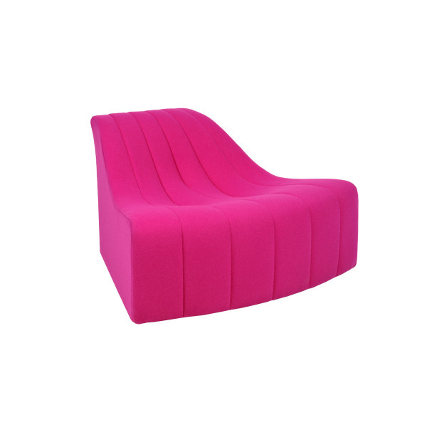 Product illustration Chromatique Low Armless Chair Fuchsia Sm