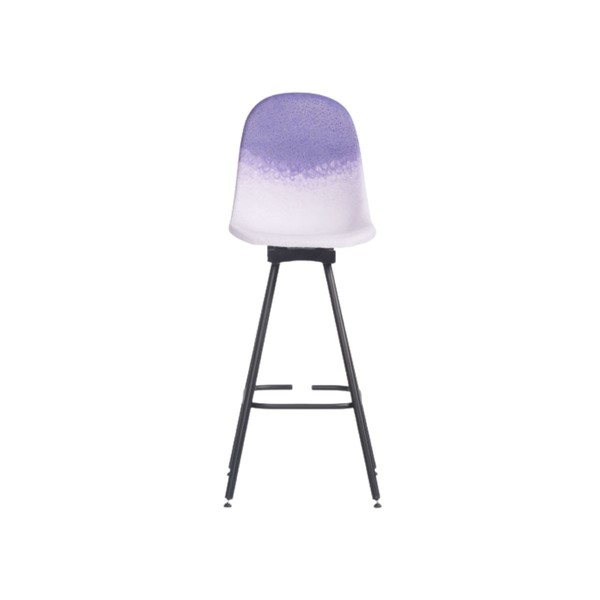 Illustration du produit Tabouret Gravêne Métal Parme-Violet