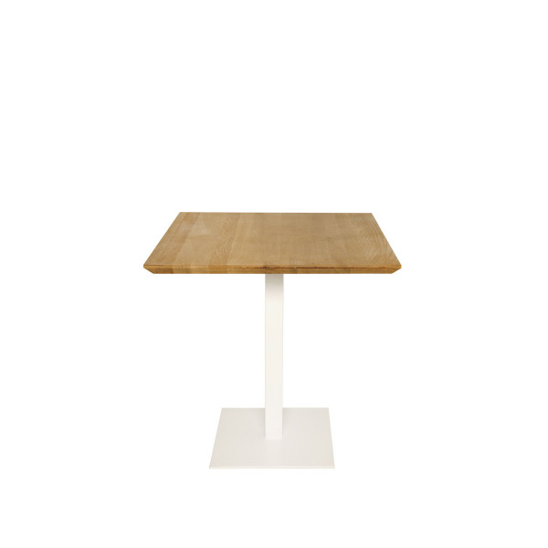 Product illustration Chêne Biseauté Pedestal Table White