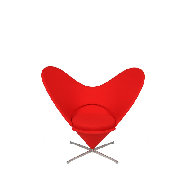 Product illustration Heart Cone Armchair Red