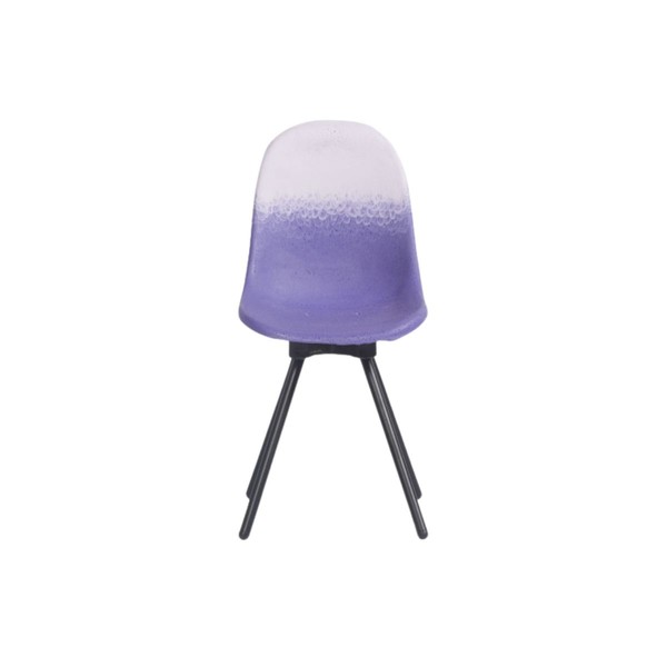 Illustration du produit Chaise Gravêne Métal Violet-Parme