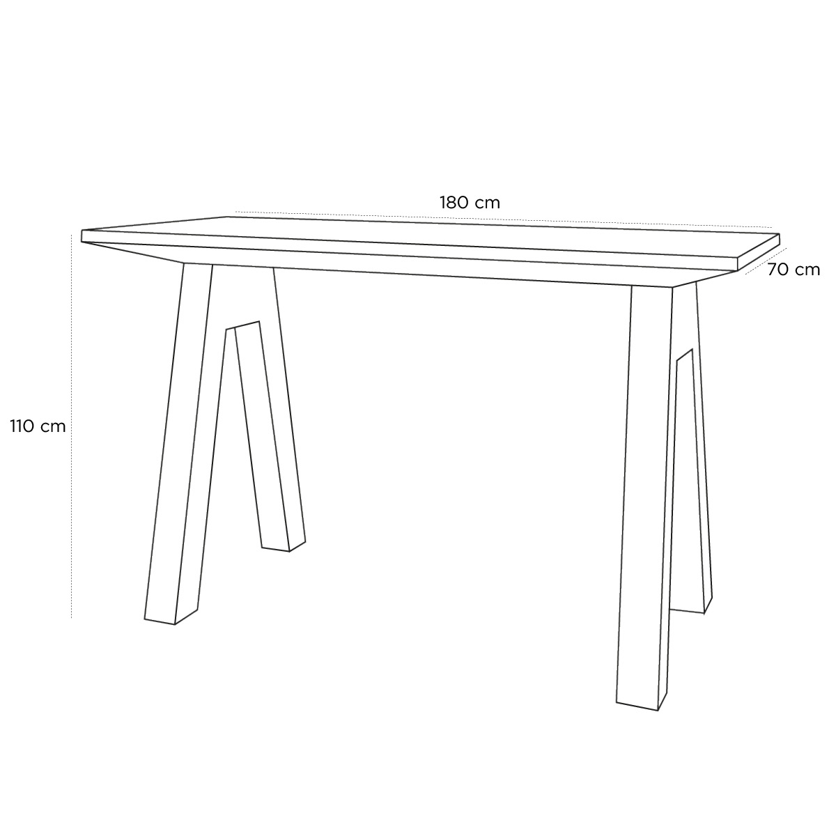 Product schematic Mange-debout Mange Debout Connecté