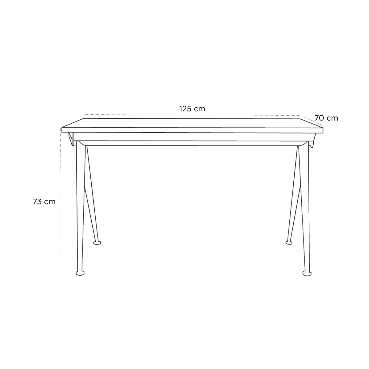 Product schematic Bureau Compas