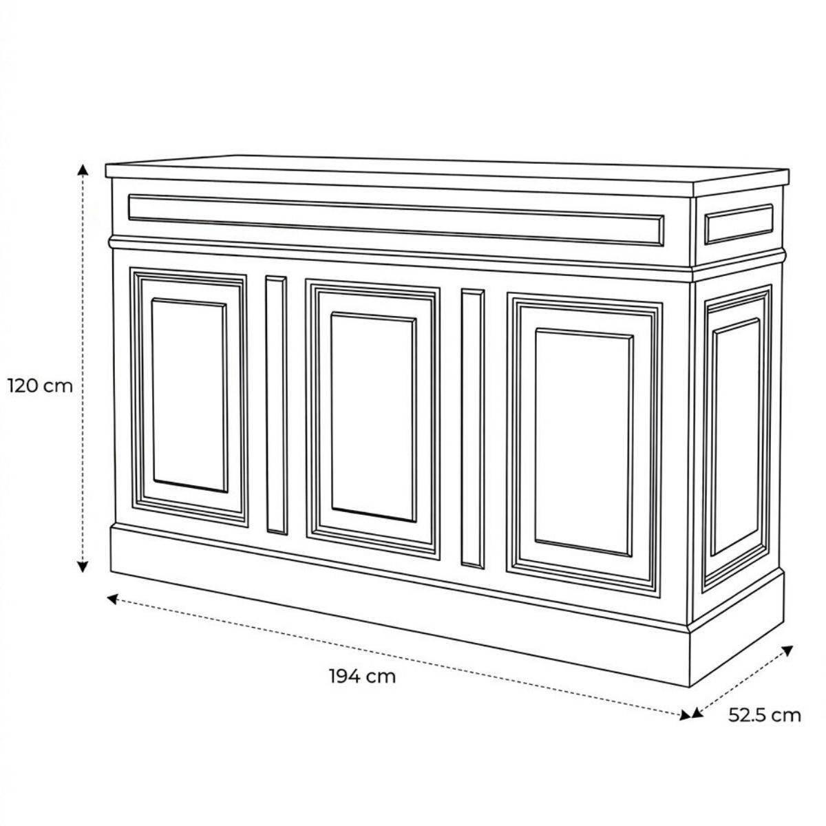 Product schematic Bar Haussmann Centre