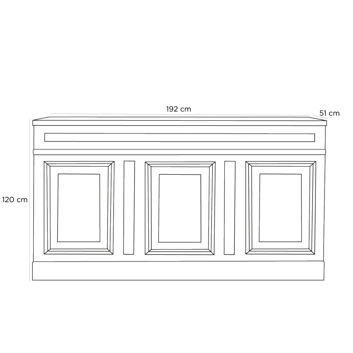 Product schematic Bar Haussmann Centre