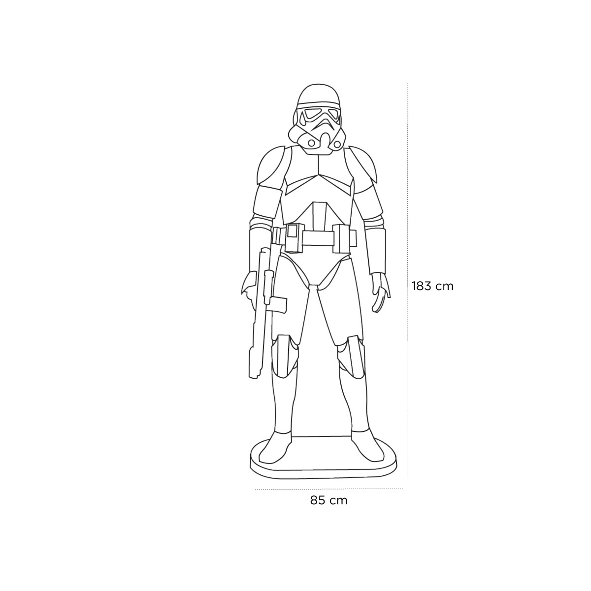 Product schematic Stormtrooper