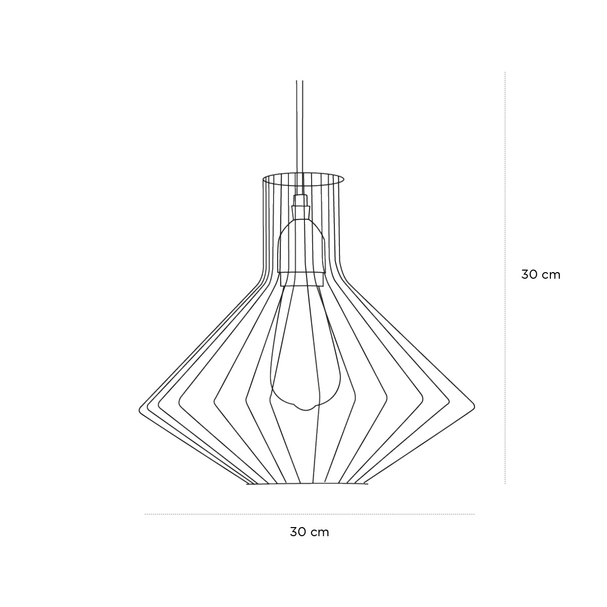 Schéma du produit Suspension Dalma