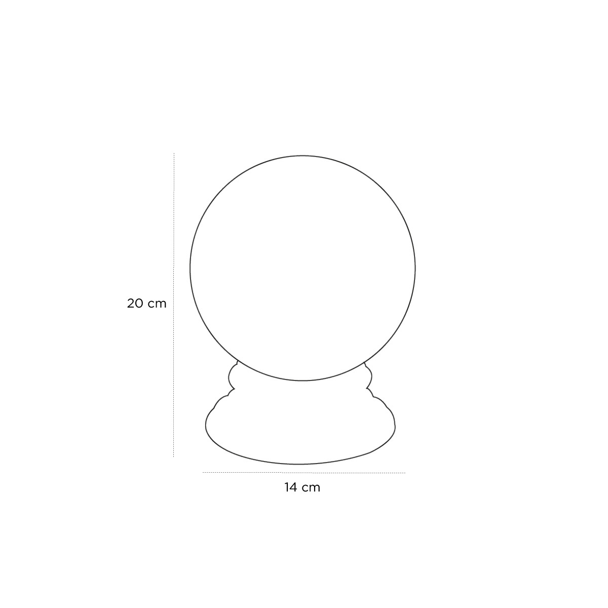 Product schematic Boule de Cristal