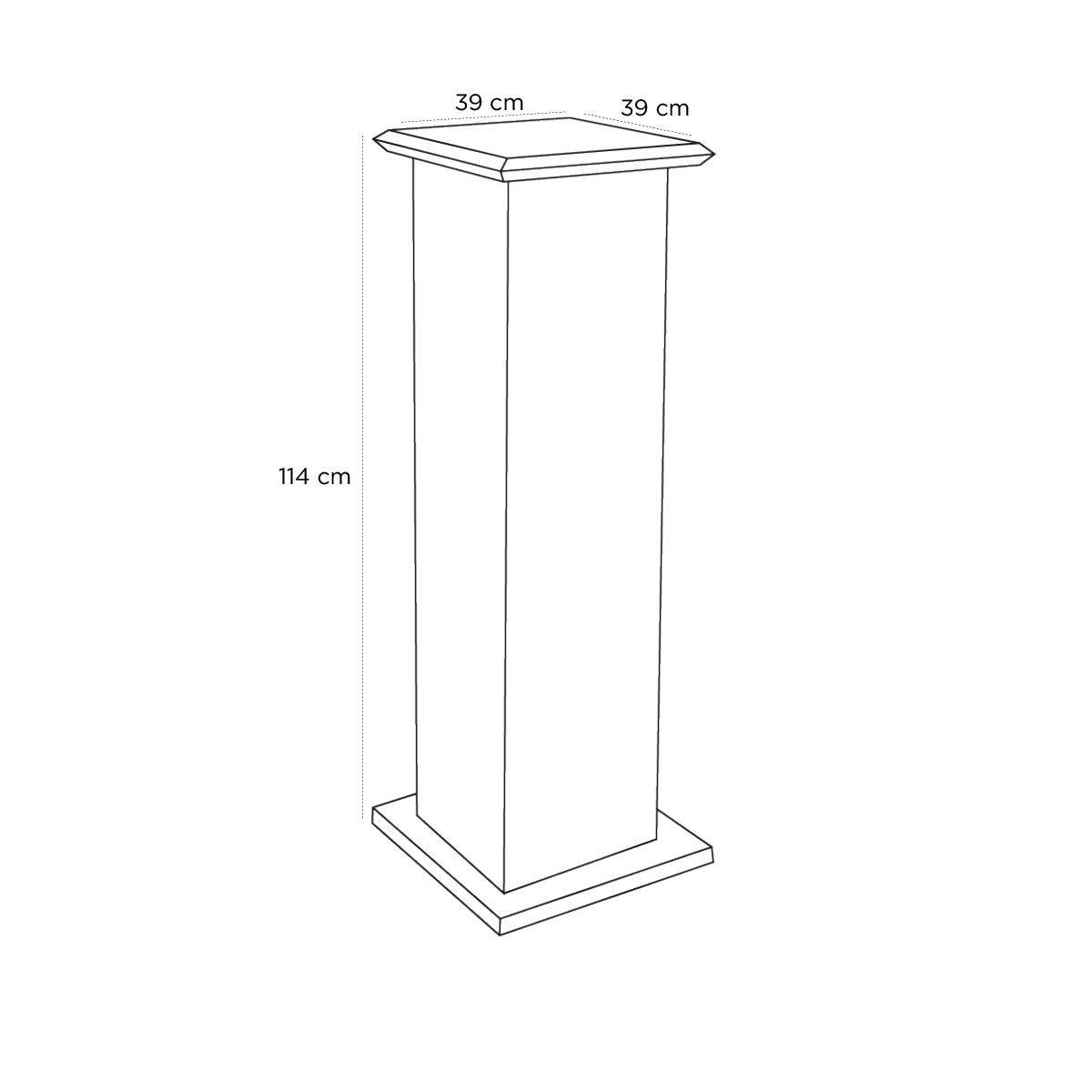 Product schematic Stèle Mourier