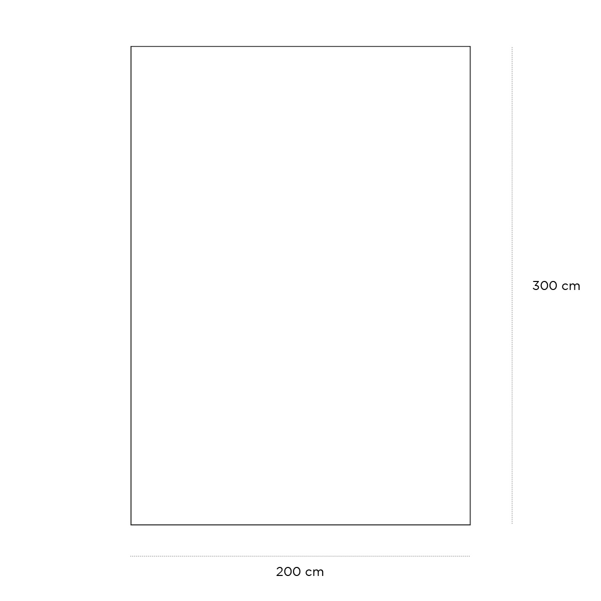 Product schematic Tapis Loop Shine Vert