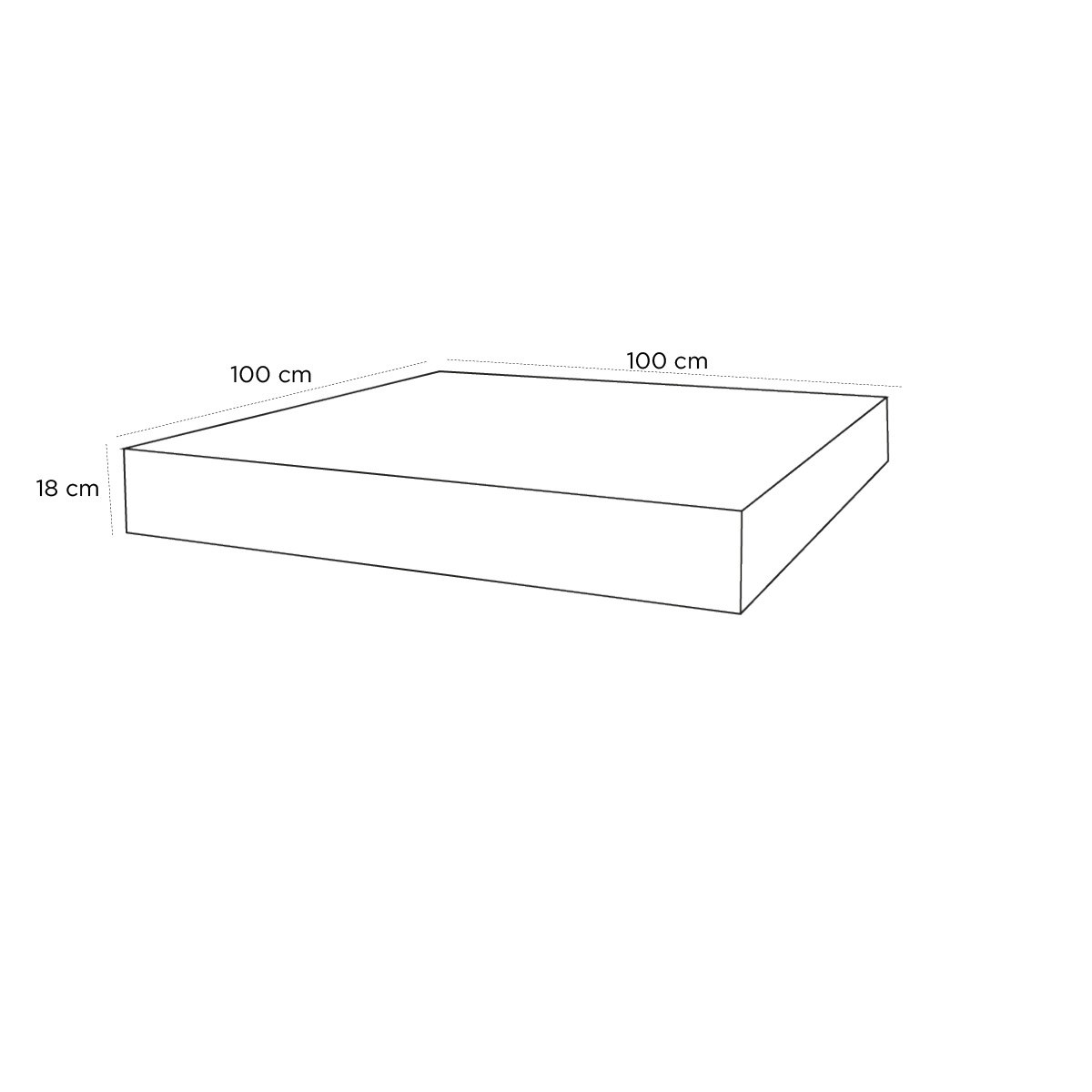 Schéma du produit Table basse Note