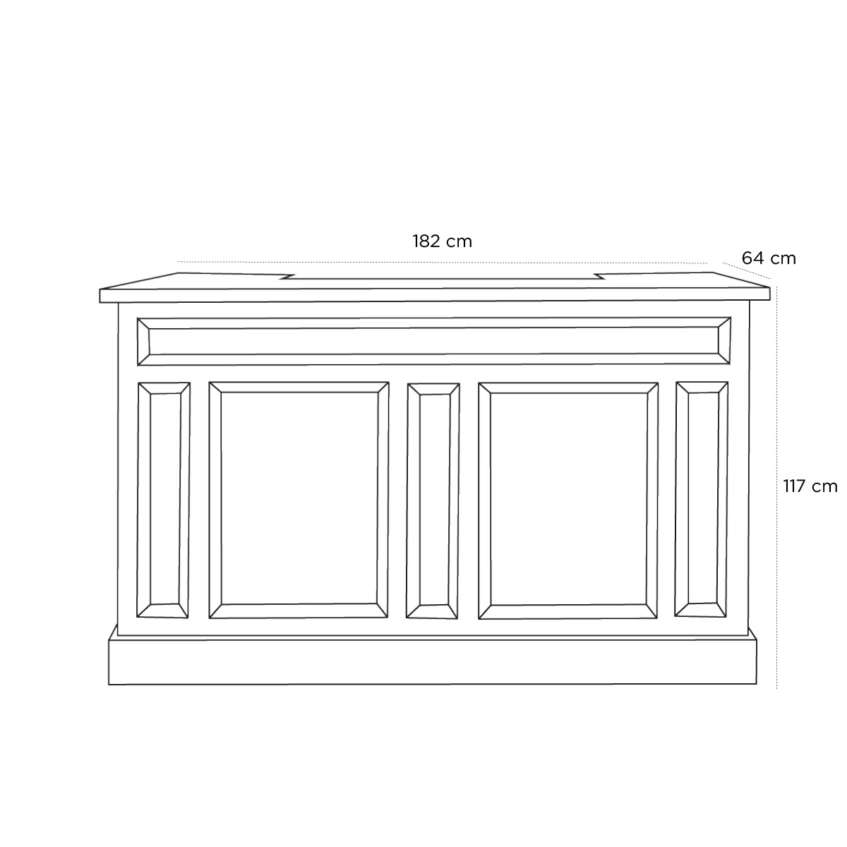 Product schematic Comptoir Rothschild