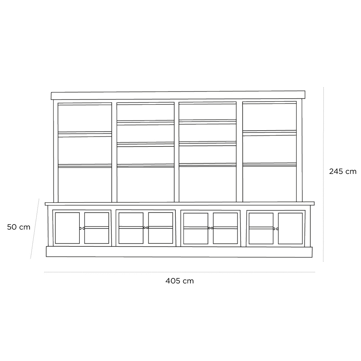 Product schematic Bibliothèque Rothschild